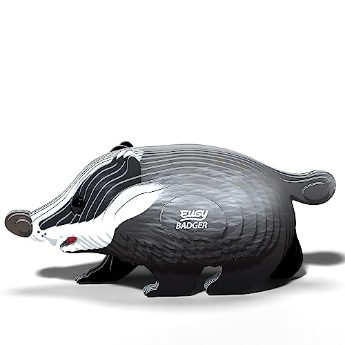 EUGY 650094 Dachs, 3D Tier-Puzzle für Kinder und Erwachsene zum Zusammenbauen, DIY Tierfigur, Bastelset ab 6 Jahren EUGY 650094 Dachs, 3D Tier-Puzzle für Kinder und Erwachsene zum Zusammenbauen, DIY Tierfigur, Bastelset ab 6 Jahren von EUGY