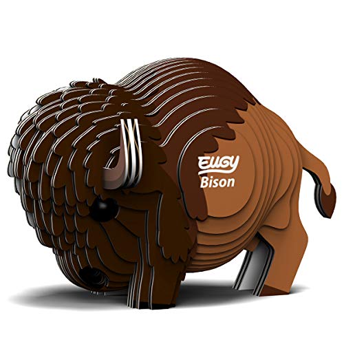 EUGY Eco-Friendly 3D-Puzzle (Bisonte) von EUGY