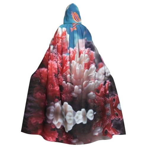 EUIYCBA Coral Kapuzenumhang mit Kapuze – Herren-Bademantel mit Kapuze, Cosplay-Kostüm, Schwarz EUIYCBA Coral Kapuzenumhang mit Kapuze – Herren-Bademantel mit Kapuze, Cosplay-Kostüm, Schwarz von EUIYCBA