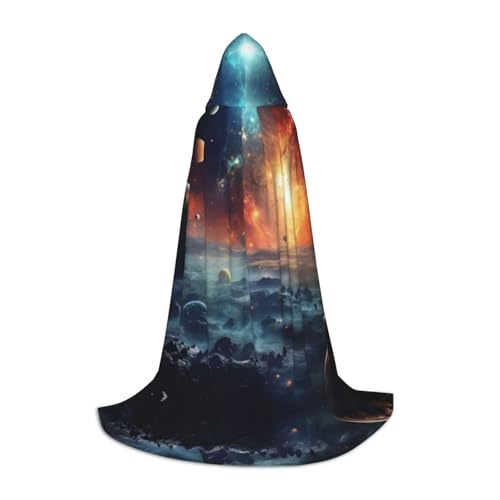 EUIYCBA Cosmic Planet Halloween Kapuzenumhang – Zauberer-Tunika, Kapuzenmantel, Halloween-Umhang, Cosplay-Kostüme EUIYCBA Cosmic Planet Halloween Kapuzenumhang – Zauberer-Tunika, Kapuzenmantel, Halloween-Umhang, Cosplay-Kostüme von EUIYCBA