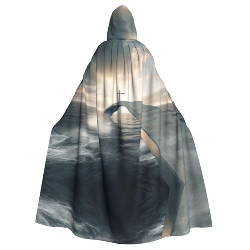 EUIYCBA Cross-sea Bridge Kapuzenumhang mit Kapuze – Herren-Bademantel mit Kapuze, Cosplay-Kostüm, Schwarz EUIYCBA Cross-sea Bridge Kapuzenumhang mit Kapuze – Herren-Bademantel mit Kapuze, Cosplay-Kostüm, Schwarz von EUIYCBA