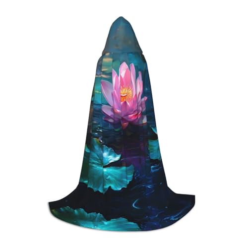 EUIYCBA Lotus in the rain Halloween Hooded Cape Cloak - Wizard Tunic Hooded Robe Halloween Cloak Cosplay Costumes EUIYCBA Lotus in the rain Halloween Hooded Cape Cloak - Wizard Tunic Hooded Robe Halloween Cloak Cosplay Costumes von EUIYCBA