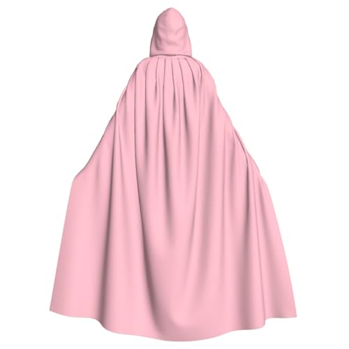 EUIYCBA Natürlicher rosa Kapuzenumhang mit Kapuze – Herren-Bademantel mit Kapuze, Cosplay-Kostüm, Schwarz von EUIYCBA