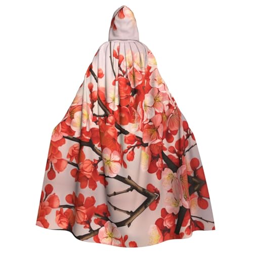 EUIYCBA Roter Aprikosen-Kapuzenumhang mit Kapuze – Herren-Bademantel mit Kapuze, Cosplay-Kostüm, Schwarz EUIYCBA Roter Aprikosen-Kapuzenumhang mit Kapuze – Herren-Bademantel mit Kapuze, Cosplay-Kostüm, Schwarz von EUIYCBA