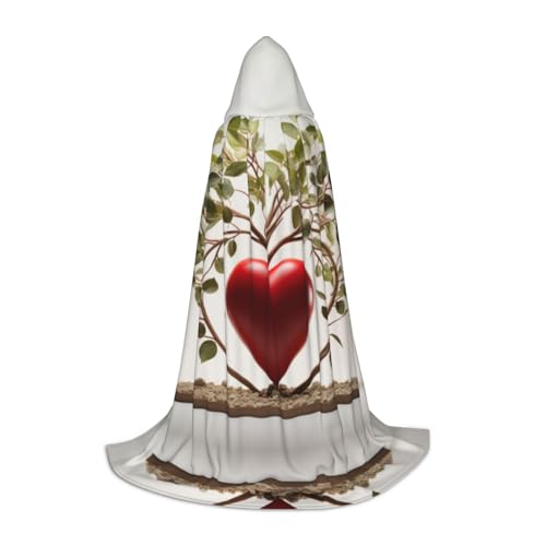 EUIYCBA Roter Herz-Umhang für Halloween, Kapuzenumhang – Zauberer-Tunika, Kapuzenmantel, Halloween-Umhang, Cosplay-Kostüme EUIYCBA Roter Herz-Umhang für Halloween, Kapuzenumhang – Zauberer-Tunika, Kapuzenmantel, Halloween-Umhang, Cosplay-Kostüme von EUIYCBA