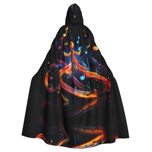 EUIYCBA Springende Charaktere Kapuzenumhang mit Kapuze – Herren-Bademantel mit Kapuze, Cosplay-Kostüm, Schwarz von EUIYCBA