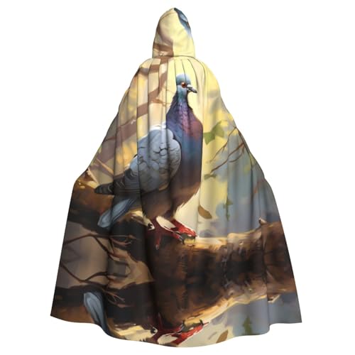 EUIYCBA Taubenumhang mit Kapuze – Herren-Bademantel mit Kapuze, Cosplay-Kostüm, Schwarz EUIYCBA Taubenumhang mit Kapuze – Herren-Bademantel mit Kapuze, Cosplay-Kostüm, Schwarz von EUIYCBA