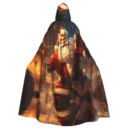 EUIYCBA Weihnachtsmann-Kapuzenumhang mit Kapuze – Herren-Bademantel mit Kapuze, Cosplay-Kostüm, Schwarz EUIYCBA Weihnachtsmann-Kapuzenumhang mit Kapuze – Herren-Bademantel mit Kapuze, Cosplay-Kostüm, Schwarz von EUIYCBA