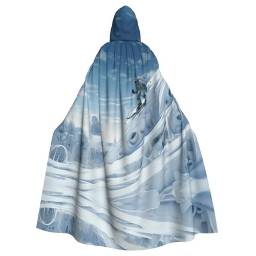 EUIYCBA Wunderbarer Ski-Umhang mit Kapuze – Herren-Bademantel mit Kapuze, Cosplay-Kostüm, Schwarz EUIYCBA Wunderbarer Ski-Umhang mit Kapuze – Herren-Bademantel mit Kapuze, Cosplay-Kostüm, Schwarz von EUIYCBA