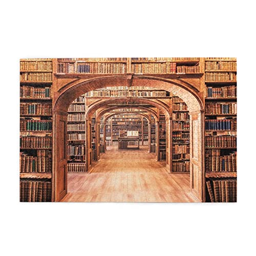 Bibliothek Bücherregal 1000 Teile Puzzle – jedes Stück ist einzigartig – für Erwachsene Kinder Bibliothek Bücherregal 1000 Teile Puzzle – jedes Stück ist einzigartig – für Erwachsene Kinder von EUKKIC