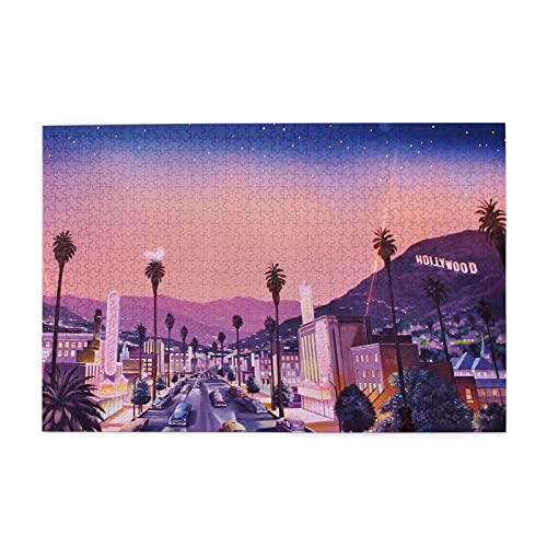 The Old Hollywood Puzzle mit 1000 Teilen, jedes Stück ist ein Unikat, für Erwachsene und Kinder The Old Hollywood Puzzle mit 1000 Teilen, jedes Stück ist ein Unikat, für Erwachsene und Kinder von EUKKIC