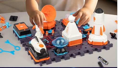 Hysik Wissenschaft Lernspielzeug, Snap-Blöcke mit Grundplatte – Elektronik-Exploration Kit für DIY-Projekte, Gehirntraining ab 3 Jahren Hysik Wissenschaft Lernspielzeug, Snap-Blöcke mit Grundplatte – Elektronik-Exploration Kit für DIY-Projekte, Gehirntraining ab 3 Jahren von EULEUY