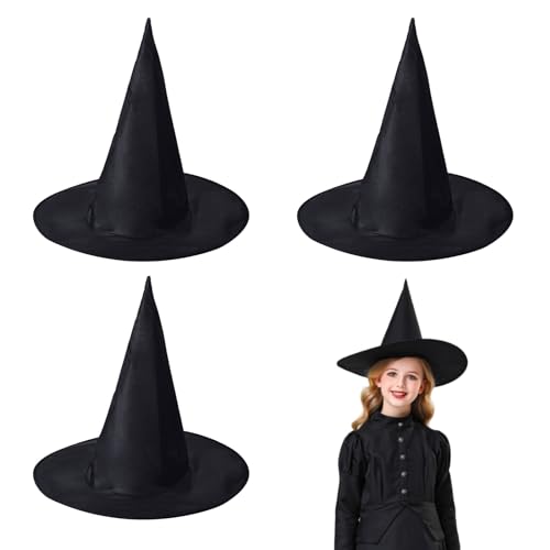 EUPSIIU 3 Stück Hexenhut Schwarz Hexen Zubehör Karnevalshut Hexenhut für Erwachsene Halloween Party Hüte Kostüm Zubehör Kostüm für Karneval Cosplay KostüMparty Hexenhüte Kindergeburtstag (3 Stück) EUPSIIU 3 Stück Hexenhut Schwarz Hexen Zubehör Karnevalshut Hexenhut für Erwachsene Halloween Party Hüte Kostüm Zubehör Kostüm für Karneval Cosplay KostüMparty Hexenhüte Kindergeburtstag (3 Stück) von EUPSIIU