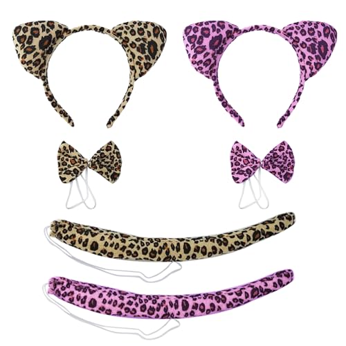 EUPSIIU 6 Stück Kostüm Leoparden für Kinder Tierkostüm mit Leoparden Ohren Stirnband Schwanz Fliege für Mädchen Karneval Fasching Halloween TierKostüm Leoparden Cosplay Party Tier Dress Up(6PCS) EUPSIIU 6 Stück Kostüm Leoparden für Kinder Tierkostüm mit Leoparden Ohren Stirnband Schwanz Fliege für Mädchen Karneval Fasching Halloween TierKostüm Leoparden Cosplay Party Tier Dress Up(6PCS) von EUPSIIU