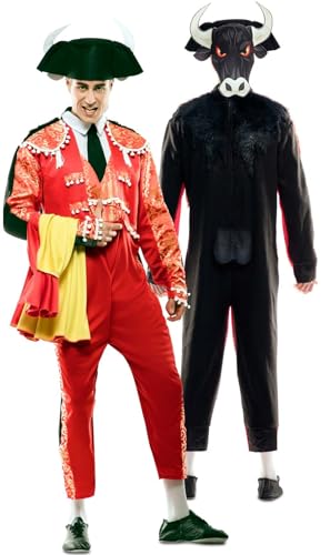 EUROCARNAVALES, SA Stierkämpfer und Stier Doppelseitig Kostüm für Erwachsene von EUROCARNAVALES, SA