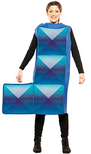 EUROCARNAVALES, SA Tetris Kostüm mit Blauer Figur für Erwachsene von EUROCARNAVALES, SA
