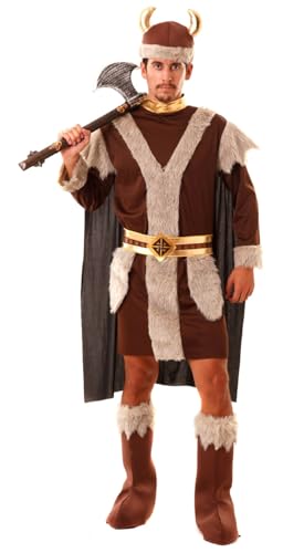 Kostüm Wikinger Mann Odin Abenteurer Seefahrer Fasching Seeräuber Karneval (M/L) von EUROCARNAVALES, SA