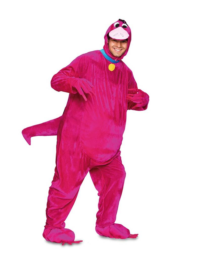 Dinosaurier-Kostüm für Erwachsene Faschingskostüm pink von EUROCARNAVALES
