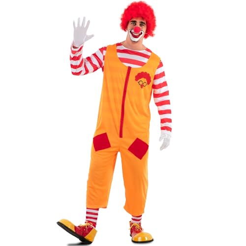 EUROCARNAVALES Clown McDonald Kostüm für Erwachsene von EUROCARNAVALES