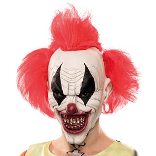 EUROCARNAVALES Festartikel Maske Grusel-Clown, Horror, Maske, für Kinder, Jugendliche und Unisex-Erwachsene, Unisex-Kinder, männlich EUROCARNAVALES Festartikel Maske Grusel-Clown, Horror, Maske, für Kinder, Jugendliche und Unisex-Erwachsene, Unisex-Kinder, männlich von EUROCARNAVALES
