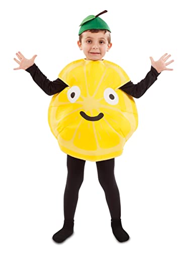 EUROCARNAVALES Humorvolles Zitronen-Kostüm für Kinder Faschings-Verkleidung bunt - 74 (0-6 Monate) von Eurocarnavales