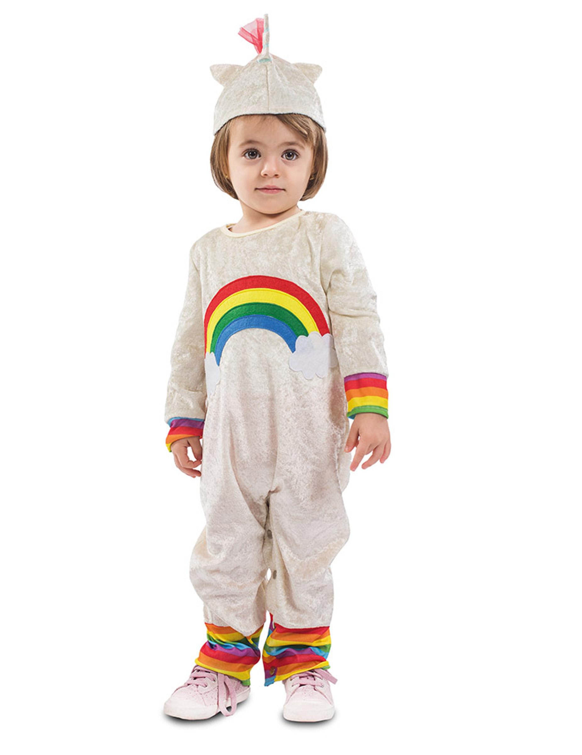 Einhorn-Kostüm für Babys und Kleinkinder Kleinkinder-Karneval-Kostüm bunt von EUROCARNAVALES