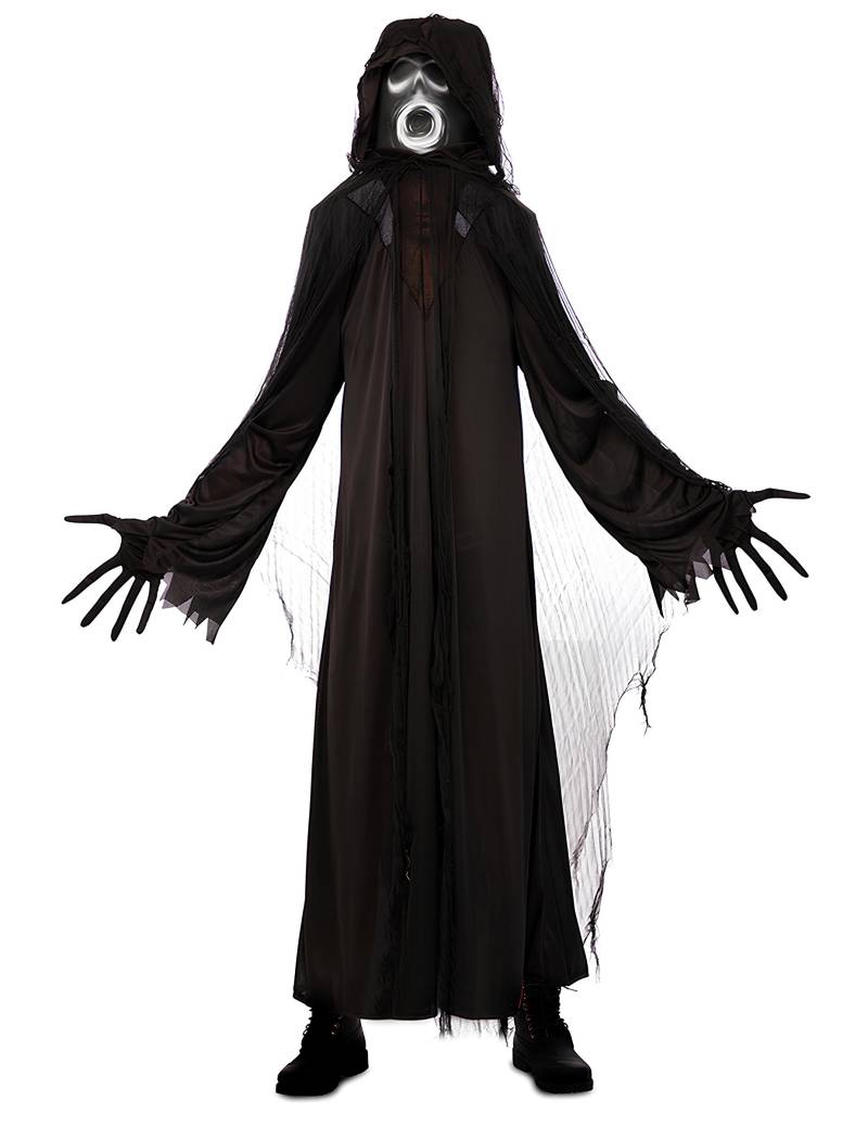 Geister Kostüm für Erwachsene schwarz Geister Kostüm für Erwachsene schwarz von EUROCARNAVALES