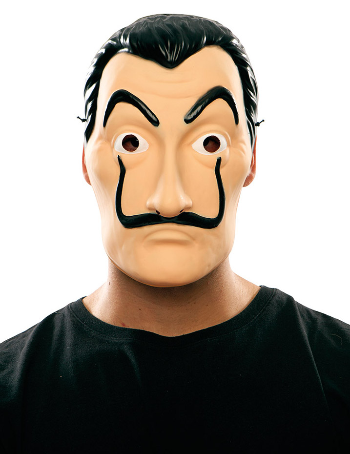 Haus des Geldes Lizenzmaske Bankräuber-Maske hautfarben Haus des Geldes Lizenzmaske Bankräuber-Maske hautfarben von EUROCARNAVALES