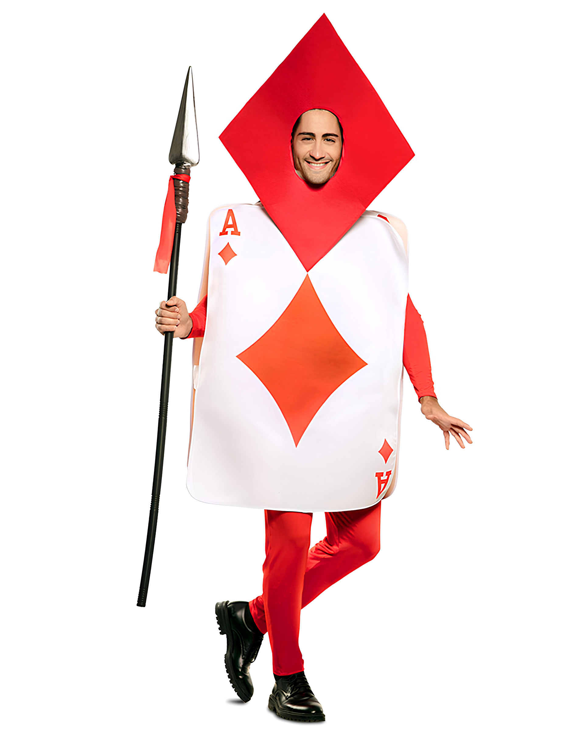 Karo Ass Kostüm für Erwachsene Karo Ass Kostüm für Erwachsene von EUROCARNAVALES