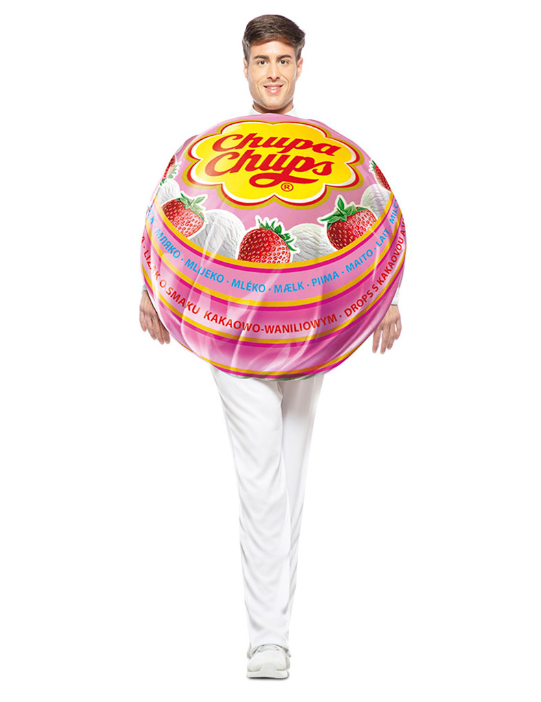Lollipop-Kostüm für Erwachsene Chupa Chups bunt von EUROCARNAVALES