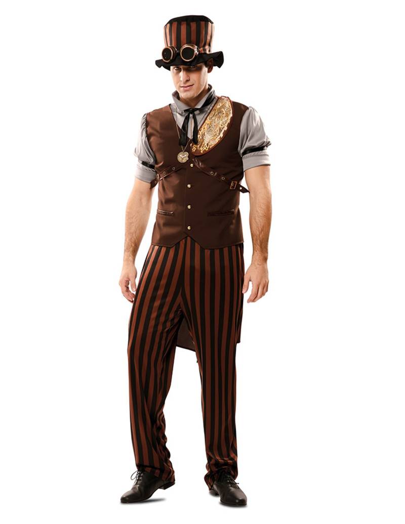 Steampunk-Kostüm für Herren Steampunk-Outfit braun-schwarz Steampunk-Kostüm für Herren Steampunk-Outfit braun-schwarz von EUROCARNAVALES
