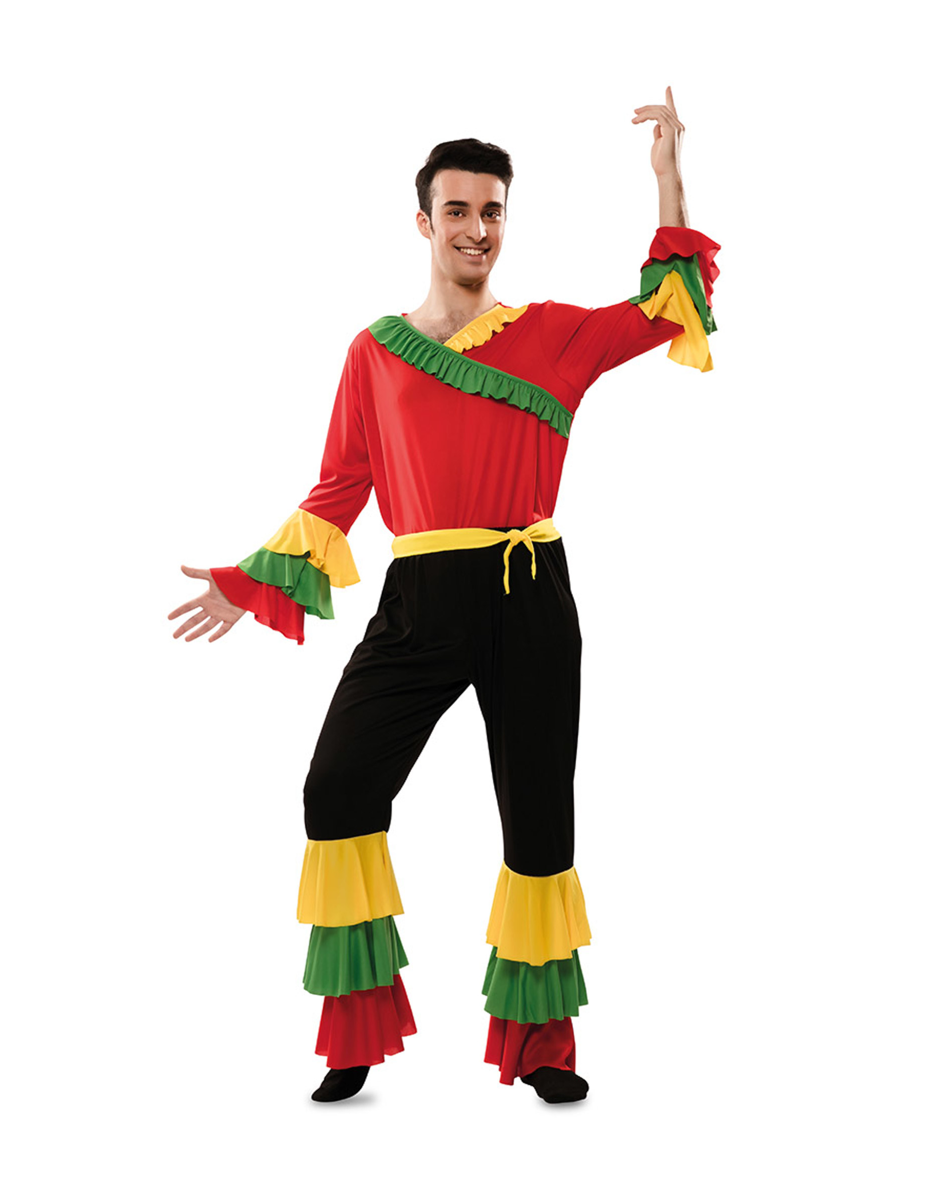 Traditionelles Tänzer-Kostüm für Herren Faschingskostüm butn von EUROCARNAVALES