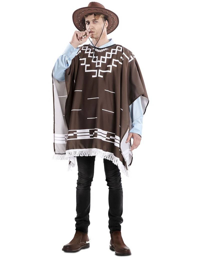 Hombre Wild West-Kostüm für Herren Faschingskostüm braun von EUROCARNAVALES