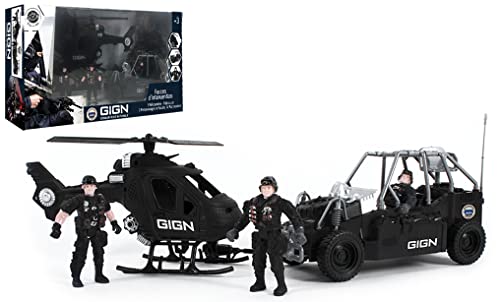 EUROPEAN FORCE - GIGN Intervention Set - Intervention Vehicles - 093550 - Red - Plastic - Military - Children's Toy - Miniature - 43 cm x 25 cm - from 3 Years Old. EUROPEAN FORCE - GIGN Intervention Set - Intervention Vehicles - 093550 - Red - Plastic - Military - Children's Toy - Miniature - 43 cm x 25 cm - from 3 Years Old. von EUROPEAN FORCE