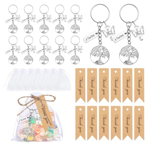 EUYueli 12-teiliges Set mit Lebensbäumen, einzigartiges Zubehör, Schlüsselanhänger, Anhänger, Geburtstagsparty-Dekoration, geeignet für jeden Anlass EUYueli 12-teiliges Set mit Lebensbäumen, einzigartiges Zubehör, Schlüsselanhänger, Anhänger, Geburtstagsparty-Dekoration, geeignet für jeden Anlass von EUYueli