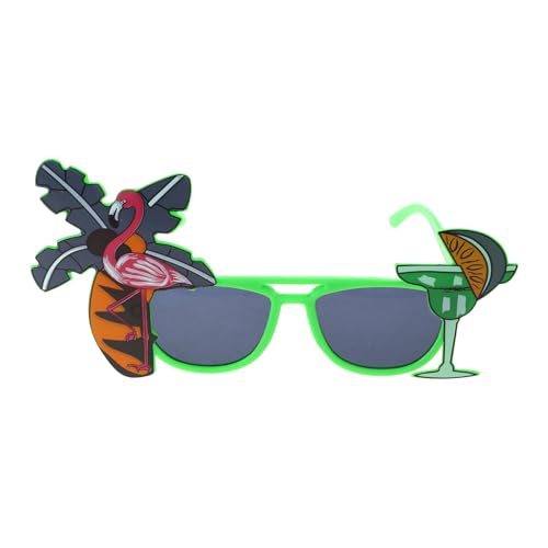 EUYueli Flamingo-Partybrille, Strandbrille, lustige Strandparty, Gastgeschenk, Party, lustige Brille von EUYueli