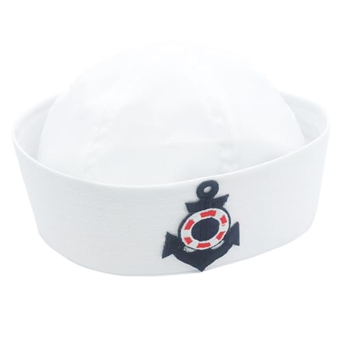 EUYueli Kapitän Hüte Matrosen Kostüm Zubehör für Maskerade Party Dekoration Elegant Dress Up Mottoparty Matrosen von EUYueli