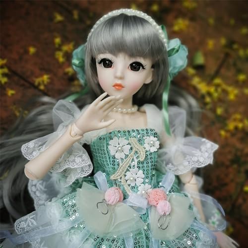 EVA BJD 1/3 BJD Puppe Ball Mechanische Gelenkpuppe 61 cm Prinzessin SD Puppe mit Make-up + komplettes Zubehör (Sylph) von EVA BJD