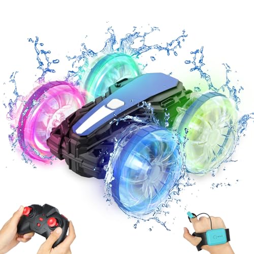 EVARY Amphibisches Ferngesteuertes Auto ab 4 5 6 7 8 9 Jahre, 2,4GHz,Gestensensor Wasserdicht RC Stunt Auto,Weihnachten Geburtstags Geschenke Indoor & Outdoor RC Auto Car Pool Strand Spielzeug, CX-97 EVARY Amphibisches Ferngesteuertes Auto ab 4 5 6 7 8 9 Jahre, 2,4GHz,Gestensensor Wasserdicht RC Stunt Auto,Weihnachten Geburtstags Geschenke Indoor & Outdoor RC Auto Car Pool Strand Spielzeug, CX-97 von EVARY