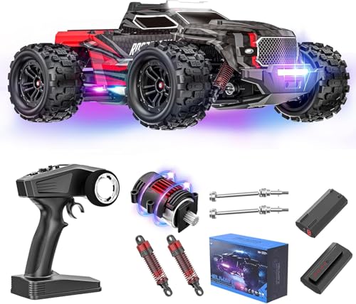 EVARY Ferngesteuerte Auto 1:12 mit Lichtern,48 km/h Bürstenloser Motor RC Auto,Offroad Hobby Grade Monster Crawler mit 2 Akkus 45 Minuten Laufzeit,für Erwachsene, Kinder EVARY Ferngesteuerte Auto 1:12 mit Lichtern,48 km/h Bürstenloser Motor RC Auto,Offroad Hobby Grade Monster Crawler mit 2 Akkus 45 Minuten Laufzeit,für Erwachsene, Kinder von EVARY