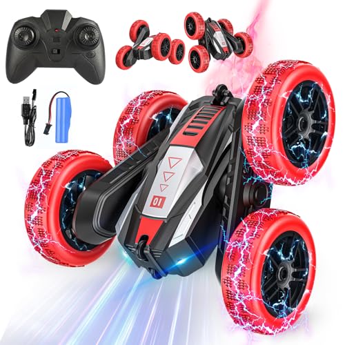 EVARY Ferngesteuertes Auto 3 4 5 6 7 8 Jahre,2.4Ghz Doppelseitig 360° drehbare RC Stunt Crawler mit Scheinwerfern und Cooler roter Nebel,Das passendste Weihnachts- oder Geburtstagsgeschenk für Kinder EVARY Ferngesteuertes Auto 3 4 5 6 7 8 Jahre,2.4Ghz Doppelseitig 360° drehbare RC Stunt Crawler mit Scheinwerfern und Cooler roter Nebel,Das passendste Weihnachts- oder Geburtstagsgeschenk für Kinder von EVARY