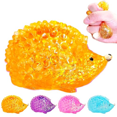 Squishy Igel Stressball Squishies Spielzeug, Glitter Sensory Poop Stress Sugar Balls von EVDERS