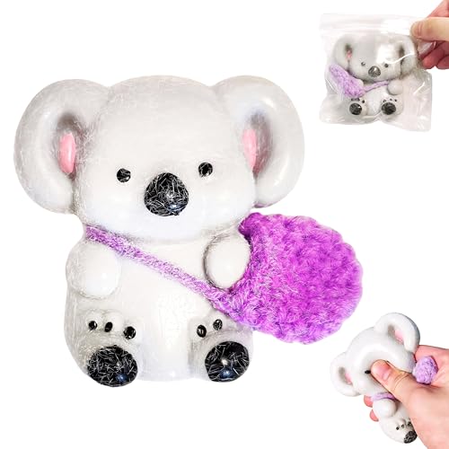 Squishy Taba Koala Spielzeug Lila Squeeze Stress Ball von EVDERS