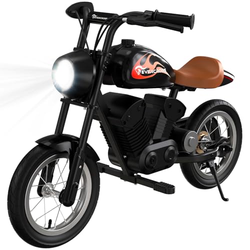 EVERCROSS EV08M Elektro Motorrad Kinder, Elektromotorrad mit 150W Motor, 8/16km/h Geschwindigkeitsmodus & 10km Langstrecken Elektromotorrad, 12 Zoll Luftreifen, Motocross für Kinder von 3-10 Jahren EVERCROSS EV08M Elektro Motorrad Kinder, Elektromotorrad mit 150W Motor, 8/16km/h Geschwindigkeitsmodus & 10km Langstrecken Elektromotorrad, 12 Zoll Luftreifen, Motocross für Kinder von 3-10 Jahren von EVERCROSS