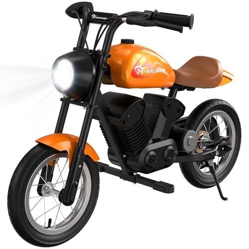 EVERCROSS EV08M Elektro Motorrad Kinder, Elektromotorrad mit 150W Motor, 8/16km/h Geschwindigkeitsmodus & 10km Langstrecken Elektromotorrad, 12 Zoll Luftreifen, Motocross für Kinder von 3-10 Jahren EVERCROSS EV08M Elektro Motorrad Kinder, Elektromotorrad mit 150W Motor, 8/16km/h Geschwindigkeitsmodus & 10km Langstrecken Elektromotorrad, 12 Zoll Luftreifen, Motocross für Kinder von 3-10 Jahren von EVERCROSS