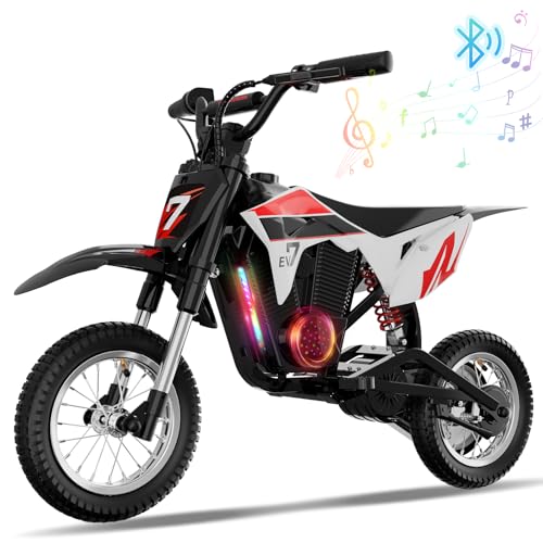 EVERCROSS EV12M PRO Elektro Motorrad Kinder, Elektromotorrad mit 300W Motor, 15KM Lange Reichweite, 12'' Luftreifen, Bluetooth Musik, Bunte Lichter, Moto Cross für Kinder von 3–12 Jahren EVERCROSS EV12M PRO Elektro Motorrad Kinder, Elektromotorrad mit 300W Motor, 15KM Lange Reichweite, 12'' Luftreifen, Bluetooth Musik, Bunte Lichter, Moto Cross für Kinder von 3–12 Jahren von EVERCROSS