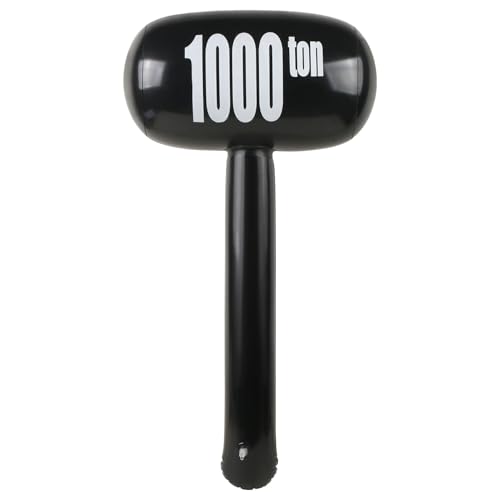 EVERMARKET Riesiger aufblasbarer Hammer, lustiger Karnevals-Zirkus, Geburtstag/Halloween-Party-Dekorationen, gefälschte Hammer-Gewichte, Cosplay-Requisiten, Partyzubehör, aufblasbares von EVERMARKET