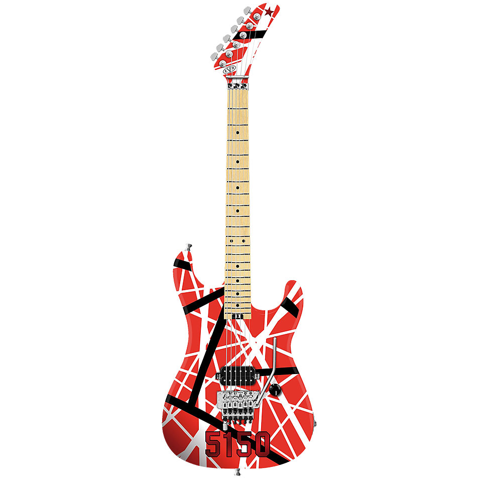 EVH Striped Series 5150 R/B/W E-Gitarre von EVH