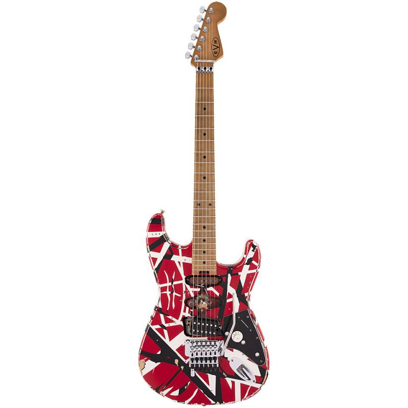 EVH Striped Series Frankie R/W/B E-Gitarre von EVH