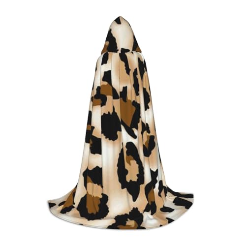 EVIUS Halloween Bodenlanger Kapuzenumhang Leopardenmuster Kapuzenumhang für Teenager EVIUS Halloween Bodenlanger Kapuzenumhang Leopardenmuster Kapuzenumhang für Teenager von EVIUS